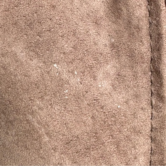 BLANK NYC Suede Moto Jacket Tan Taupe Light Brown Silver Hardware Small - Picture 9 of 16